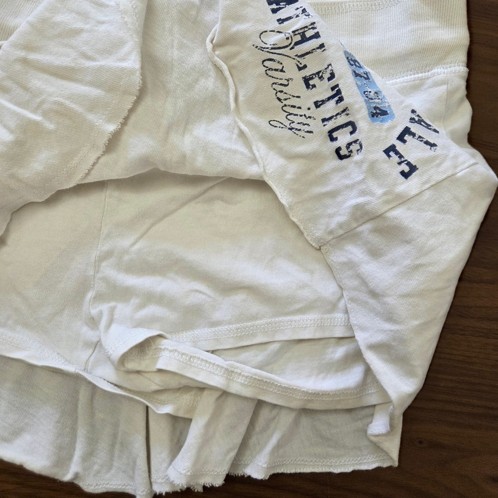 Vintage Y2K 2000s Aeropostale Athletics Low Rise Mini Skort XS White - Picture 3 of 6